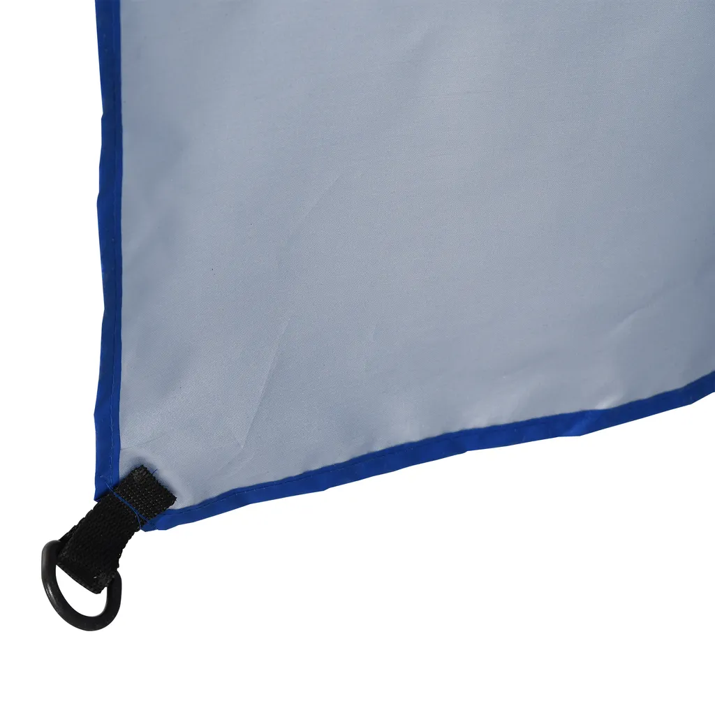 Outsunny Sonnenschirm Strandschirm Sonnenschutz Mit Seitenwand Strand Polyester Blau 2,2 X H2,2m 6 Outsunny Sonnenschirm Strandschirm Sonnenschutz Mit Seitenwand Strand Polyester Blau 2,2 X H2,2m – Bild 6