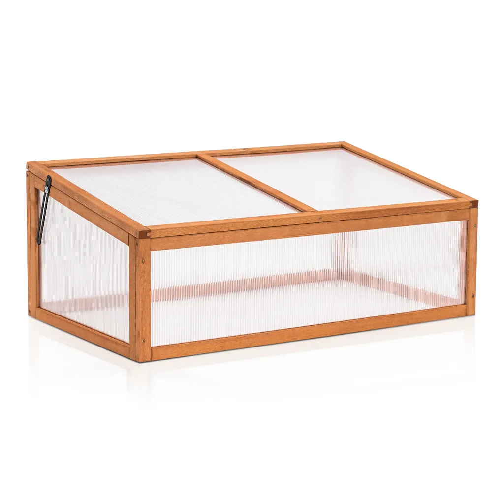 MCombo Frühbeet Gewächshaus Treibhaus Frühbeetkasten Aufsatz Pflanzenbeet Holz 0698 1 MCombo Frühbeet Gewächshaus Treibhaus Frühbeetkasten Aufsatz Pflanzenbeet Holz 0698