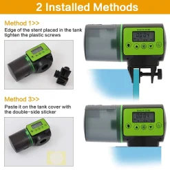 Jormftte Futterautomat Aquarium, Automatisierte Futterspender Für Fische Mit 4 Mal Fütterung Zeit Einstellung, Geeignet Für Aquarium, Fischtank Und Schildkrötentank -Garten- & Gewächshäuser Geschäft 2a1cfa202d315ebc8e867650ed65bb2a