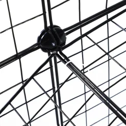 PawHut Freigehege Laufgitter DIY Welpenlaufstall Gittergehege Für Kleintier Aus Metallgitter Absperrgitter Kleine Haustiere Laufstall Für Innen 36 Platten Schwarz 146 X 73 X 73 Cm -Garten- & Gewächshäuser Geschäft 2a216cf7e05903368c71d0c3cfc8c4cf