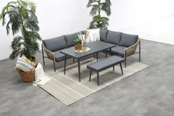 Garden Impressions Semarang Lounge/Dining Set 4-teilig Rechts Natur Rotan Mystic Grau -Garten- & Gewächshäuser Geschäft 2a34ded833477d223e6464d4b9761bef