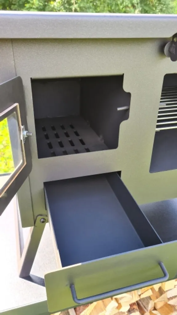 ECOfoxx Outdoor-Küchenofen Garten-Kamin Gartenküche "ERNA" Pizzaofen Grillkamin Holzbackofen 5 ECOfoxx Outdoor-Küchenofen Garten-Kamin Gartenküche "ERNA" Pizzaofen Grillkamin Holzbackofen – Bild 5