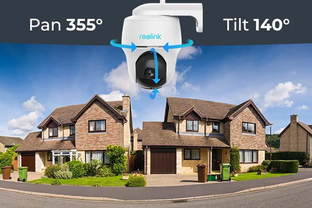 Reolink 2K PTZ Überwachungskamera Aussen Akku Mit Personen-/Fahrzeugerkennung, 355°/140° Schwenkung, 2,4GHz WiFi, PIR-Sensor, IR-Nachtsicht, SD-Kartenslot, 2-Wege Audio, Argus PT-4MP 11 Reolink 2K PTZ Überwachungskamera Aussen Akku Mit Personen-/Fahrzeugerkennung, 355°/140° Schwenkung, 2,4GHz WiFi, PIR-Sensor, IR-Nachtsicht, SD-Kartenslot, 2-Wege Audio, Argus PT-4MP – Bild 11