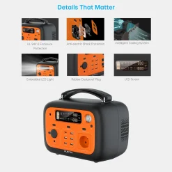 OUKITEL P501E 500W (1000W Peak) Stromerzeuger Power Station 505WH Tragbare Stromgenerator Solargenerator Mobiler Stromspeicher Power Station Für Notstrom Camping Emergecy Zu Hause -Garten- & Gewächshäuser Geschäft 2a45a49da71acf2247503876cfad8912