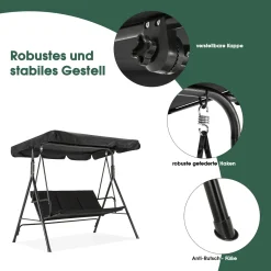 MCombo 3-Sitzer Hollywoodschaukel Gartenschaukel Gartenliege Schaukelbank 8003 -Garten- & Gewächshäuser Geschäft 2a58ec9e6cd4886a29370307ec790f9d