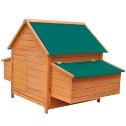 VidaXL Hühnerstall Holz 157x97x110 Cm -Garten- & Gewächshäuser Geschäft 2a98370cf292ae3fc5433931b33f8a98