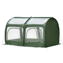 Outsunny Pop-Up Gewächshaus Mit 4 Reißverschlusstüren Treibhaus Tomatenhaus Frühbeet Stahl PVC Transparent 250 X 125 X 135 Cm 11 Outsunny Pop-Up Gewächshaus Mit 4 Reißverschlusstüren Treibhaus Tomatenhaus Frühbeet Stahl PVC Transparent 250 X 125 X 135 Cm -Garten- & Gewächshäuser Geschäft 2ab71e49df647bff5fc018399b219f6a
