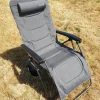 Westfield Relax-Lounger XL Relaxliege Grau Mit Tasche Gepolstert