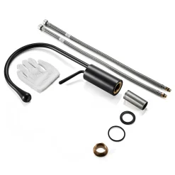 Auralum 360° Drehbar Küchenarmatur Mischbatterie Einhebelmischer Küche Wasserhahn Armatur Schwarz -Garten- & Gewächshäuser Geschäft 2b063e93af1e645b05003994ab4826ff