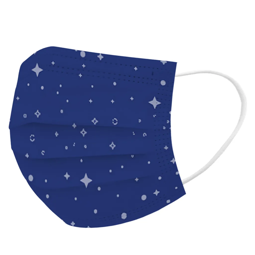 Jinaishop 50pcs Kindermaske Tie-Dye Farbverlauf Gedruckt Einweg-Gesichtsmasken (9,5 * 14,5 Cm) 1 Jinaishop 50pcs Kindermaske Tie-Dye Farbverlauf Gedruckt Einweg-Gesichtsmasken (9,5 * 14,5 Cm)