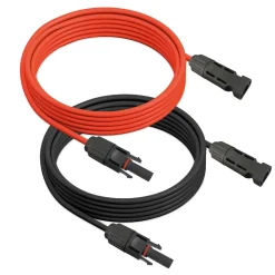 ARLI 10m Solarkabel 6 Mm² Verlängerungskabel Rot + Schwarz Mit MC4 Solarstecker Solar Kabel Stecker
