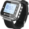 Retekess TD110 Restaurant Pagers, Uhrenempfänger, 8 Sprachen, 300 MAh Eingebauter Akku, 72 Stunden Standby-Zeit, Für Restaurant, Bar