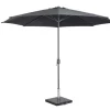 SenS-Line - Sonnenschirm Salou Stock Sonnenschirm - Ø300 Cm - 8-Rippen - Polyester - Anthrazit - Ohne Schirmständer
