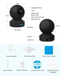 Reolink WLAN Überwachungskamera Innen 4MP, Schwenkbare IP-Kamera Indoor Mit Auto-Tracking, Personen-/Haustiererkennung, 2,4/5GHz WiFi, 2-Wege-Audio, IR-Nachtsicht, SD-Kartenslot, E1 Pro (Schwarz Und Weiß), 4 Stück 37 Reolink WLAN Überwachungskamera Innen 4MP, Schwenkbare IP-Kamera Indoor Mit Auto-Tracking, Personen-/Haustiererkennung, 2,4/5GHz WiFi, 2-Wege-Audio, IR-Nachtsicht, SD-Kartenslot, E1 Pro (Schwarz Und Weiß), 4 Stück -Garten- & Gewächshäuser Geschäft 2bb83a149c651ac0bddc668684803622
