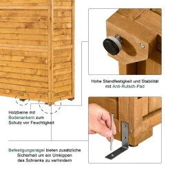 MCombo Gartenschrank Geräteschuppen Werkzeugschrank Outdoor-Schrank Holz 1000D -Garten- & Gewächshäuser Geschäft 2bf46c36a197124e2ffb5b0e0f35bb16