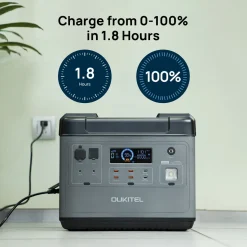 OUKITEL P2001E 2000W (4000W Peak) Stromerzeuger Power Station Mit 200W Solarpanel PV200, 2000Wh Solargenerator 625000mAh Mobiler Stromspeicher Power Station, Sicheres LiFePO4-Batterie PD100W QC3.0 Solar Generator Für Notstrom Camping Wohnmobile Zu Hause -Garten- & Gewächshäuser Geschäft 2c14b666a656712063c1aa37a9dbc9fb