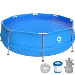 Avenli® Frame Pool Set 300 X 76 Cm, Aufstellpool Rund, Mit Pumpe, Blau -Garten- & Gewächshäuser Geschäft 2c35d638521885d5a56d27c2a60d4d95