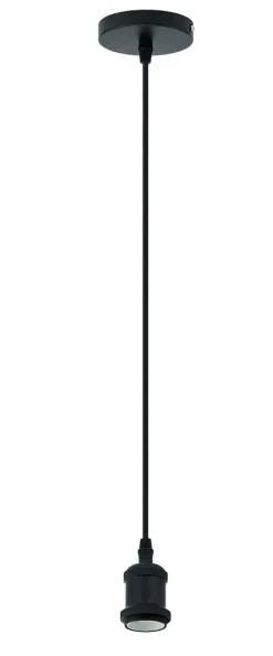 Trango Lampenhalterung *JACOB* Fassung E27 Modern Schwarz