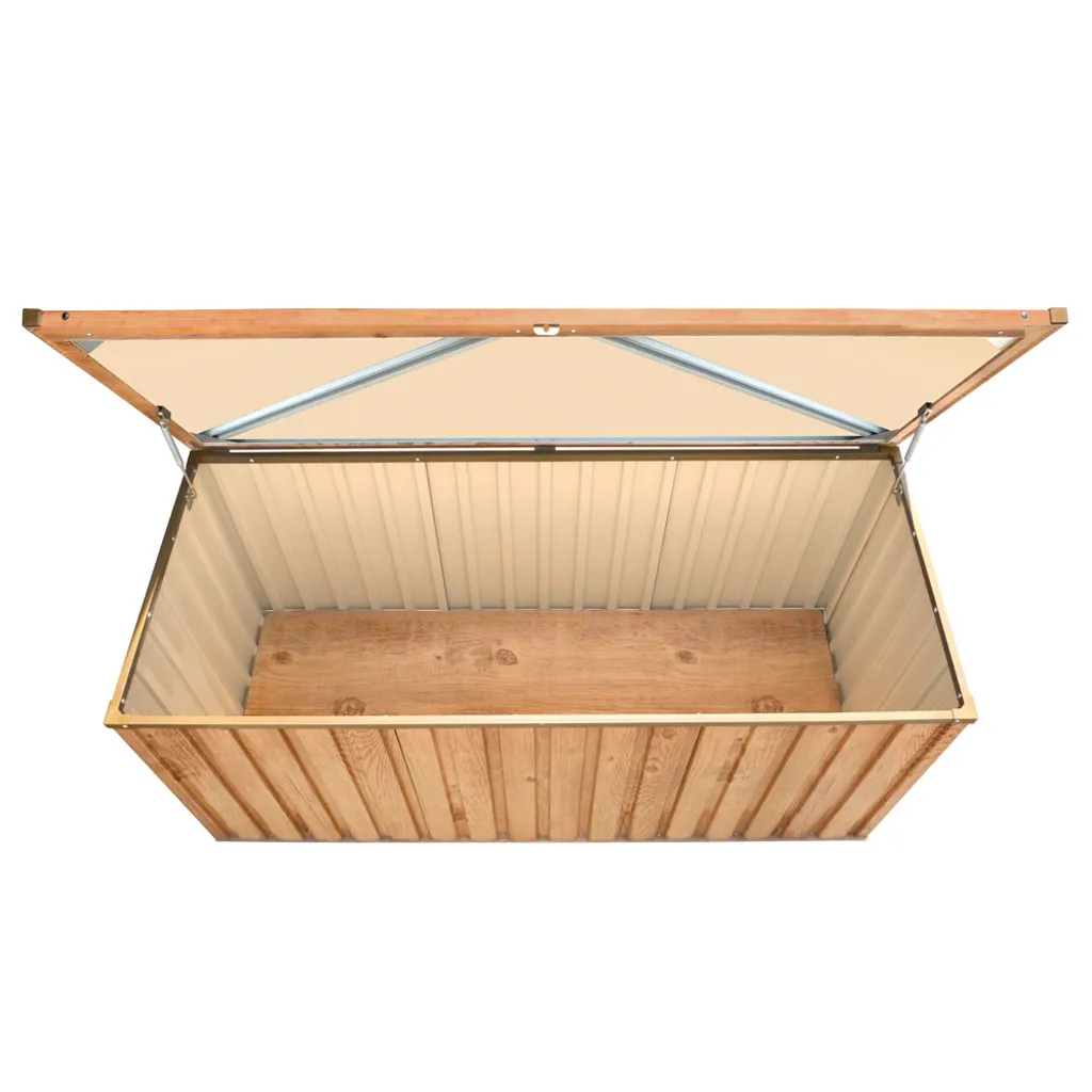 DURAMAX-Metall-Gerätebox 170x70 Holz-Dekor Eiche-7448 5 DURAMAX-Metall-Gerätebox 170x70 Holz-Dekor Eiche-7448 – Bild 5