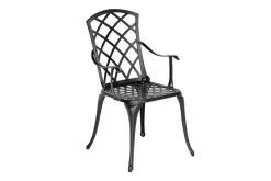 Merxx Sessel "Rhodos" - Aluminiumguss Graphit