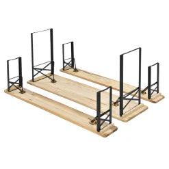 Juskys Bierzeltgarnitur Bichl 3-teilig Klappbar - Gartenmöbel-Set Aus 1 Biertisch + 2 Bierbänke – Festzeltgarnitur Biertischgarnitur Holz Metall -Garten- & Gewächshäuser Geschäft 2c8f4887a87558b06d6f44e34f28c80f