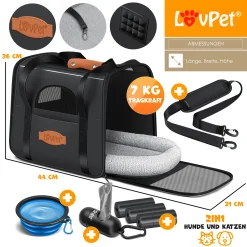 LOVPET® Hundebox Hundetasche Transportbox 2in1 Hunde & Katzentasche Hundetransportbox Inkl. Pet-Kissen + 3x Beutelrollen + Napf 44x31x36xm Transporttasche Für Haustiere, Haustiertransportbox, Farbe:Anthrazit 17 LOVPET® Hundebox Hundetasche Transportbox 2in1 Hunde & Katzentasche Hundetransportbox Inkl. Pet-Kissen + 3x Beutelrollen + Napf 44x31x36xm Transporttasche Für Haustiere, Haustiertransportbox, Farbe:Anthrazit -Garten- & Gewächshäuser Geschäft 2ca785977467dd4c1c7db2580567cafe