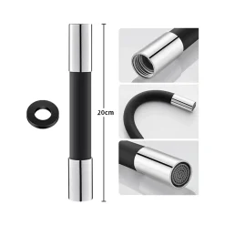 Redcoringe 20cm 360° Wasserhahn Verlängerung Schwenkkopf Wasserhahn Brause Stereotyp Universal 1/2" Wasserhahn Verlängerungsrohr -Garten- & Gewächshäuser Geschäft 2cd87fd4246ba3c5e14d3d7103d2a740