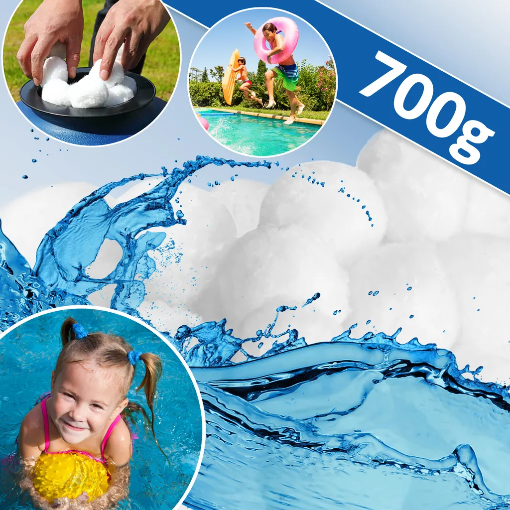 Monzana Filterbälle 700g Ersetzen 25kg Filtersand Pool Sandfilteranlage Kartuschenfilter Teich Filterkugeln Filter Balls 3 Monzana Filterbälle 700g Ersetzen 25kg Filtersand Pool Sandfilteranlage Kartuschenfilter Teich Filterkugeln Filter Balls – Bild 3