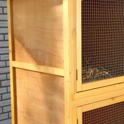 Mucola Hasenkäfig 6 Boxen Kaninchenstall Holz Freigehege Hasenstall Kleintierstall XXL Kaninchenkäfig Stall Käfig Hühnerstall Hamsterkäfig Hase -Garten- & Gewächshäuser Geschäft 2d924b8224365382e080af4643e348be