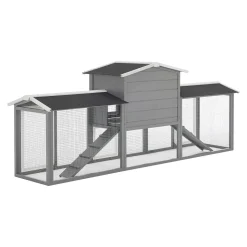 Juskys Hasenstall 210x43x86 Cm Mit Dach, Leiter & Fach - Kaninchenstall Groß, Doppelstöckig & Modern - Stall Kaninchen Im Garten - Hasenkäfig Grau -Garten- & Gewächshäuser Geschäft 2d93c0d1f692e1a40ea7568ae6864694