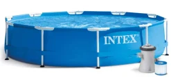 INTEX Frame Pool - Set Rondo Ø 305 X 76cm, Farbe: Blau; 128202NP -Garten- & Gewächshäuser Geschäft 2ddd8d1cd8aa7ea0213e6972e4c7fb60