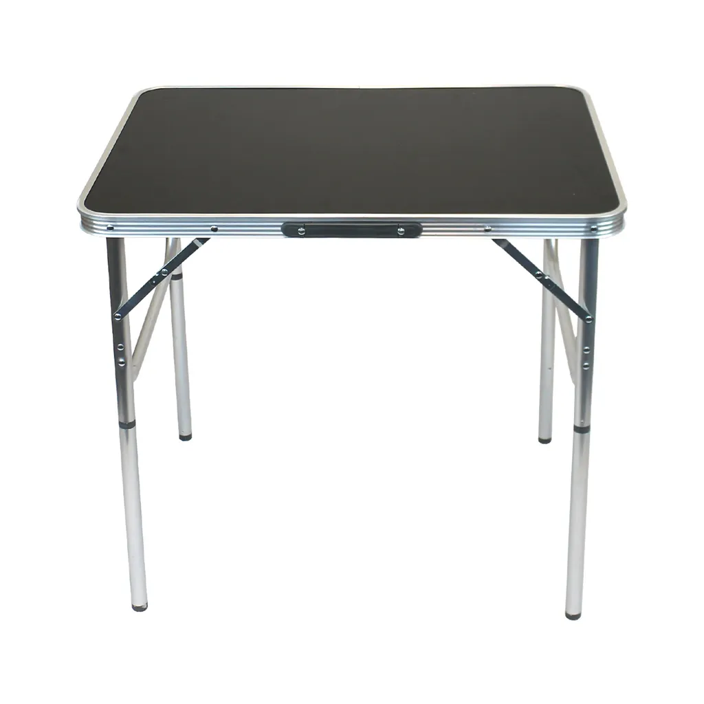 Wohaga 3tlg. Campingmöbel-Set Tisch 75x55cm + 2x Klappstuhl Schwarz 5 Wohaga 3tlg. Campingmöbel-Set Tisch 75x55cm + 2x Klappstuhl Schwarz – Bild 5