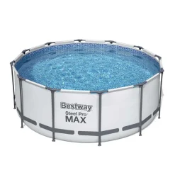BESTWAY 56420 Steel Pro Max Swimmingpool Filterpumpe Leiter Cover Rund 366x122cm -Garten- & Gewächshäuser Geschäft 2de4b30e7a86f2edfaf8b83c6923a45c