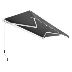 Strattore Gelenkarmmarkise / Balkonmarkise Sonnenschutz 295 X 250 Cm - Anthrazit