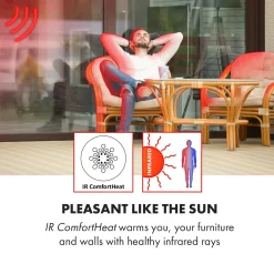 Klarstein Smartwave Infrarot-Heizstrahler Terrassenheizstrahler , IR ComfortHeat , Carbonfaserröhre , 2400 Watt , Thermostat , Appsteuerung , OpenWindow Detection , Indoor & Outdoor , IP65 , Wand- Oder Deckenmontage , Aluminiumgehäuse , Fernbedienung , Weiß 10 Klarstein Smartwave Infrarot-Heizstrahler Terrassenheizstrahler , IR ComfortHeat , Carbonfaserröhre , 2400 Watt , Thermostat , Appsteuerung , OpenWindow Detection , Indoor & Outdoor , IP65 , Wand- Oder Deckenmontage , Aluminiumgehäuse , Fernbedienung , Weiß -Garten- & Gewächshäuser Geschäft 2e1e16842239d3ec265734ce1459c3b1