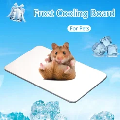 Redcoringe 2 Stück Eisen Kühlmatte Kühlbett 12*8cm Für Hamster/Meerschweinchen/ Igel