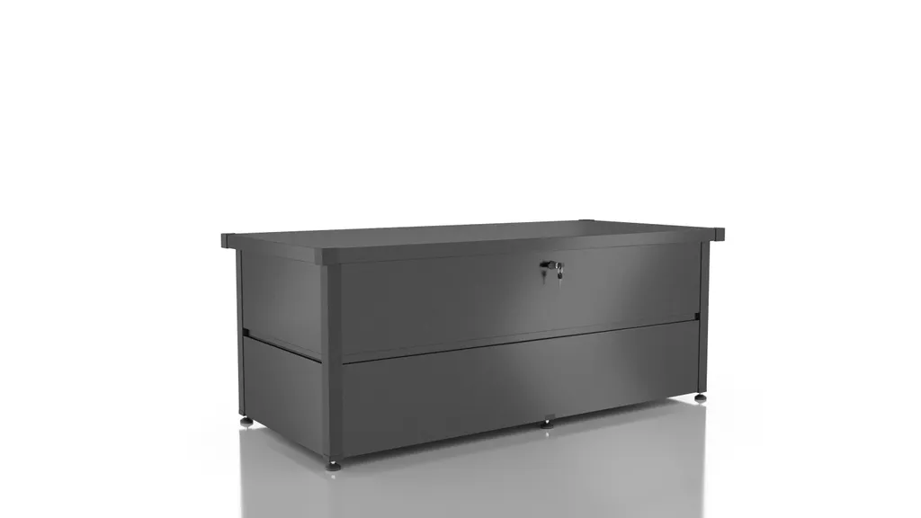 ILESTO GmbH ILESTO Aufbewahrungsbox Mit Schloss Ben Anthrazit 2 ILESTO GmbH ILESTO Aufbewahrungsbox Mit Schloss Ben Anthrazit – Bild 2