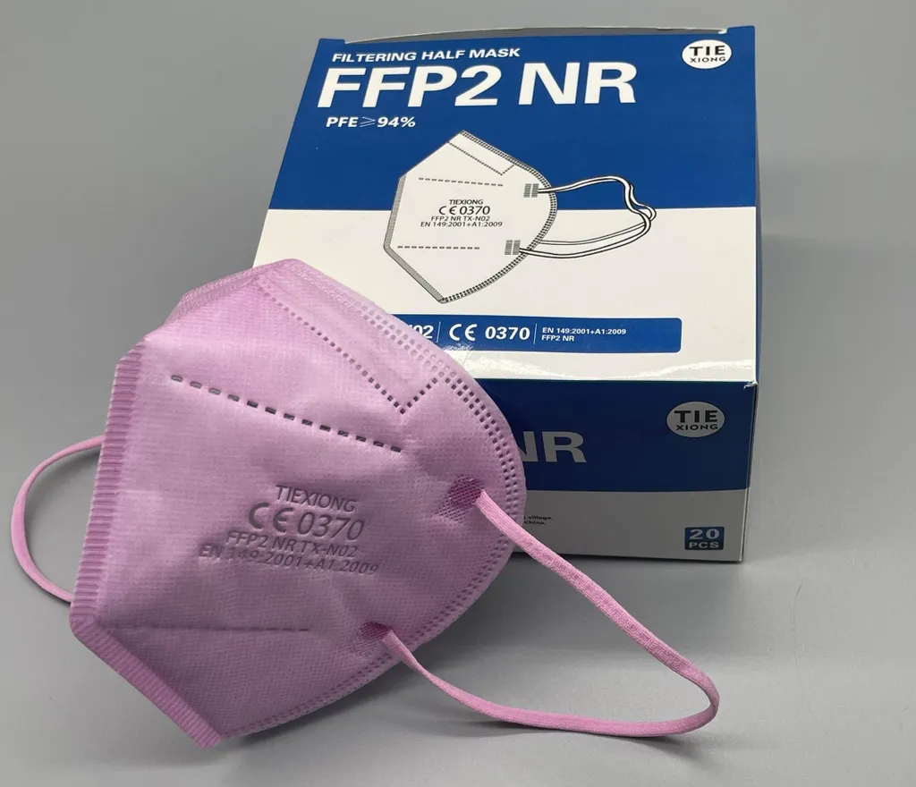 BARBEADOR FFP2 Maske 20 Stück Bunt Sortiert , Einzelverpackt , CE 0370 - EN149:2001+A1:2009, Elastische Ohrenschlaufen 4 BARBEADOR FFP2 Maske 20 Stück Bunt Sortiert , Einzelverpackt , CE 0370 - EN149:2001+A1:2009, Elastische Ohrenschlaufen – Bild 4