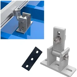 Redcoringe 4x Solarmodul Halterung Kit Solar-Panel Montage Klemme Halterung End Klemme Metall Solarpanel Solarmodul Halterung -Garten- & Gewächshäuser Geschäft 2e741a0ef78f2553c7a1f804d2a75ec7