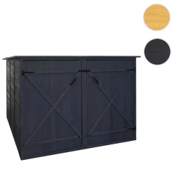Mendler 2er-Fahrradgarage HWC-H60, Fahrradbox Geräteschuppen Gerätehaus, Abschließbar 151x200x200cm Anthrazit -Garten- & Gewächshäuser Geschäft 2e9fc12a247fe5bbef940efd62414e61