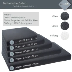 PETSTUFF Hundebett Orthopädisch Hundematratze Hundekissen Haustierbett Haustiermatratze 8 PETSTUFF Hundebett Orthopädisch Hundematratze Hundekissen Haustierbett Haustiermatratze -Garten- & Gewächshäuser Geschäft 2eb53a9fee46a24d8f0bc11db5ffc1c6