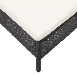 VIDAXL 3-tlg. Garten-Lounge-Set Mit Auflagen Poly Rattan Schwarz -Garten- & Gewächshäuser Geschäft 2ee2f9aee18011ce94e99ab3b245e4a5