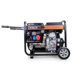 DeTecc. DT-6000E-3 Notstromaggregat | Dieselgenerator | Stromerzeuger Mit 5 KW 230 V + 400 V | Für Notstromversorgung -Garten- & Gewächshäuser Geschäft 2f08d53a23ab252677e7fab1295ea089