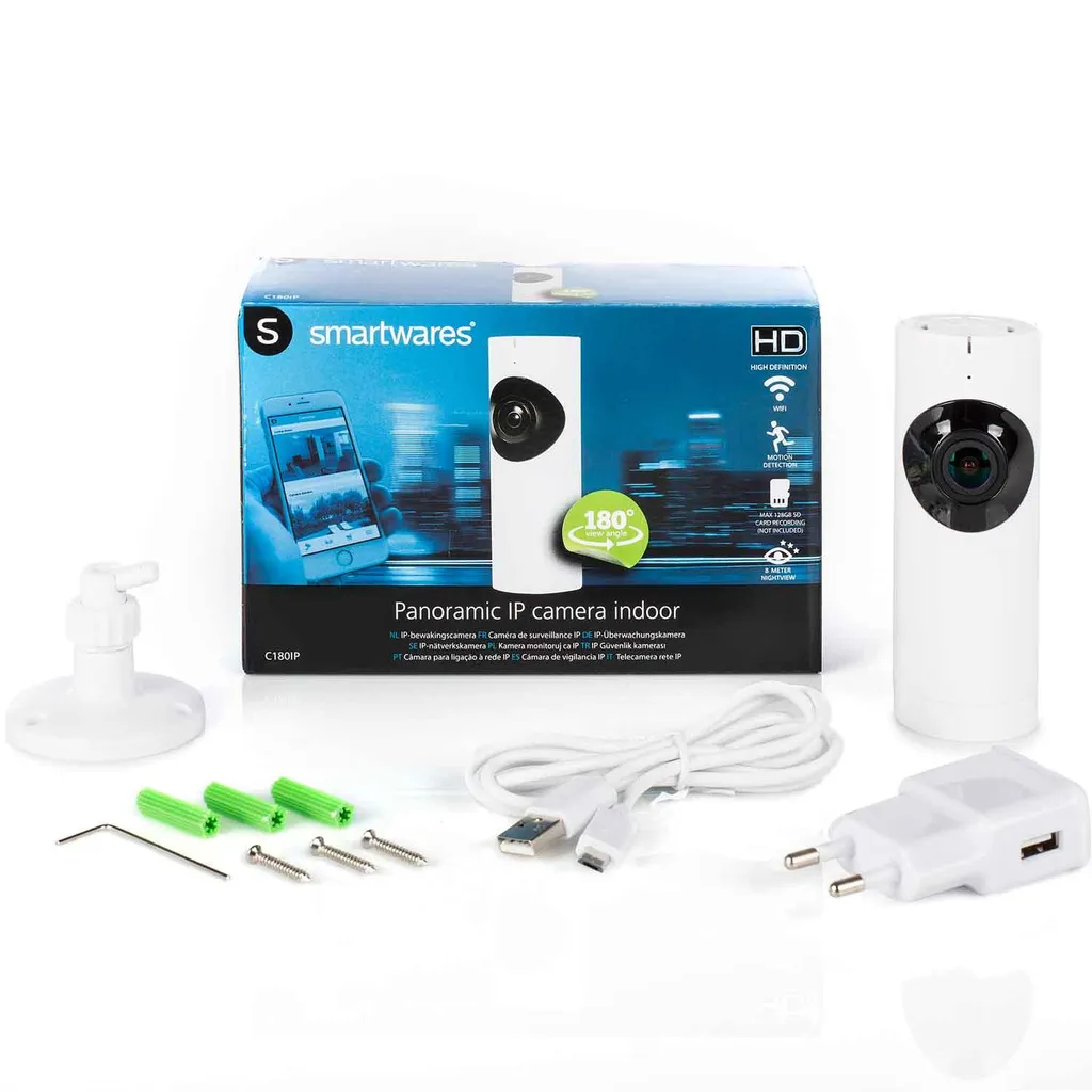 Smartwares Überwachungskamera IP-Netzwerkkamera C180IP IP 180° Indoor 13 Smartwares Überwachungskamera IP-Netzwerkkamera C180IP IP 180° Indoor – Bild 13