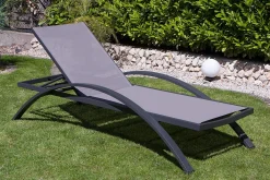 Garden Pleasure Sonnenliege DONNA Relaxliege Liege Garten Terrasse Möbel Taupe -Garten- & Gewächshäuser Geschäft 2f21b8c9d219add62cc2892a17cbc96c