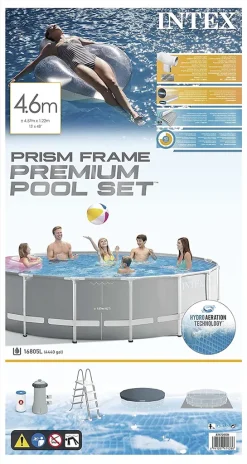 Intex 457 X 122 Cm PRISMENRAHMEN-POOL-SET; 26736GN -Garten- & Gewächshäuser Geschäft 2f72855f373bc30e35c8c4641cc6b7bb