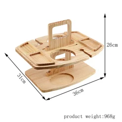 Jinaishop Picknick Obsttisch ,Weintisch,Holz Tragbar Im Freien,36*31*26 Cm -Garten- & Gewächshäuser Geschäft 2ffaa3da92232702db86bc78617b42d5
