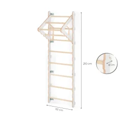 MAMOI® Klettergerüst Indoor, Sprossenwand Für Kinderzimmer, Kletterwand Und Spielgeräte, Turngeräte Mit Klimmzugstange Für Drinnen, Sportgeräte Ab 3 Jahren 10 MAMOI® Klettergerüst Indoor, Sprossenwand Für Kinderzimmer, Kletterwand Und Spielgeräte, Turngeräte Mit Klimmzugstange Für Drinnen, Sportgeräte Ab 3 Jahren -Garten- & Gewächshäuser Geschäft 3001c42c90abdde3cfb27d09364d70db