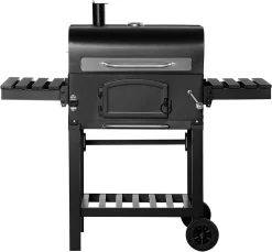 HOMCOM Outsunny Holzkohlegrill BBQ Gartengrill Mit Deckel Und Ablagen Metall Smoker BBQ Warmhalteplatte Regale Gartenparty Transportrollen Schwarz 124 X 66 X 112 Cm 17 HOMCOM Outsunny Holzkohlegrill BBQ Gartengrill Mit Deckel Und Ablagen Metall Smoker BBQ Warmhalteplatte Regale Gartenparty Transportrollen Schwarz 124 X 66 X 112 Cm -Garten- & Gewächshäuser Geschäft 30114d12401a0f14b6fc579704b11d31