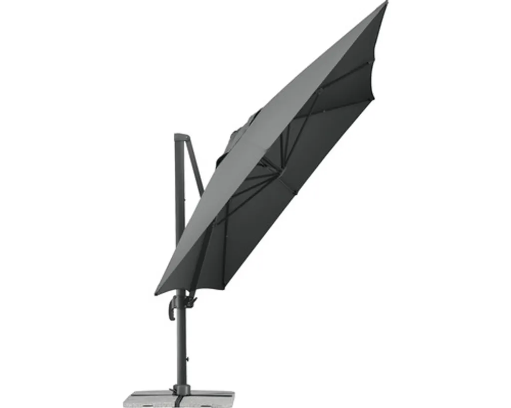 Schneider Schirme Schneider Ampelschirm RHODOS GRANDE Ca. 400 X 300 Cm, Anthrazit, Lieferung Ohne Wegeplatten 19 Schneider Schirme Schneider Ampelschirm RHODOS GRANDE Ca. 400 X 300 Cm, Anthrazit, Lieferung Ohne Wegeplatten – Bild 19